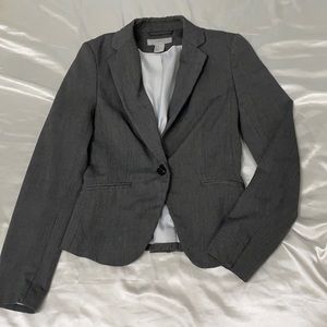 H&M blazer jacket, 2, perfect for work, grey